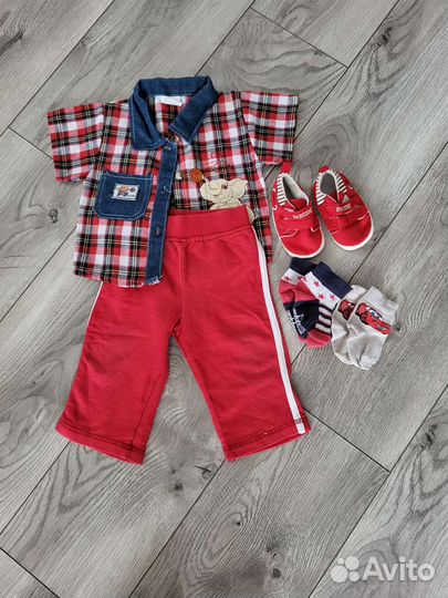 Вещи пакетом на мальчика 6-9