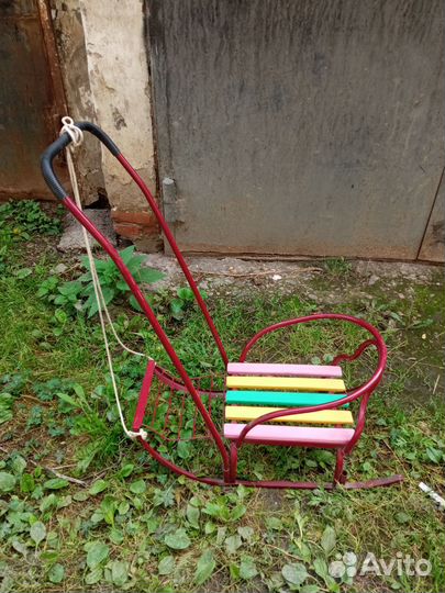 Детские зимние санки