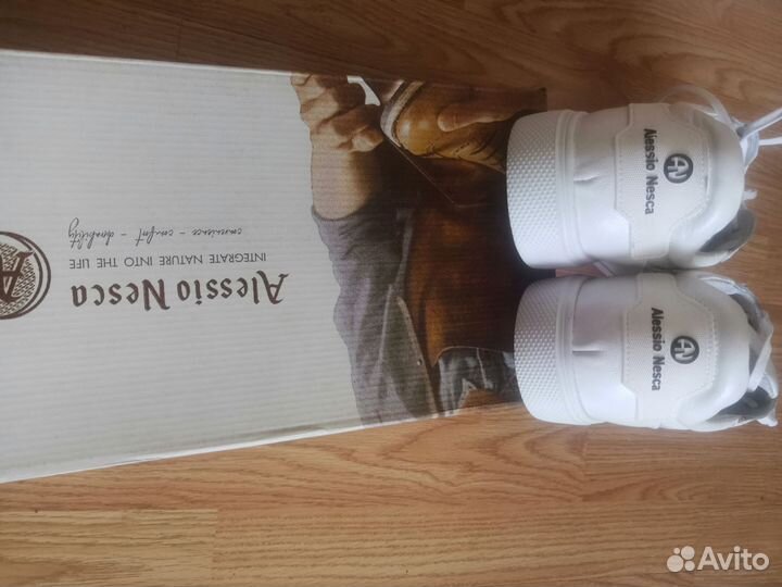 Кроссовки мужские кожаные