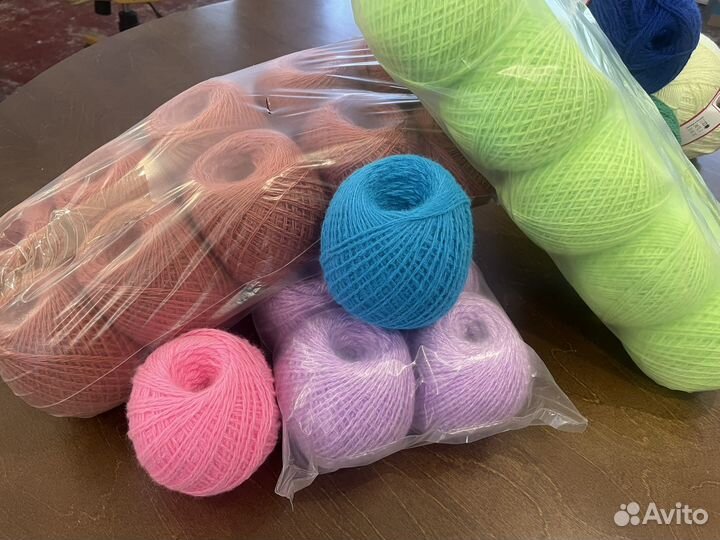 Пряжа карачаевская с добавлением шерсти