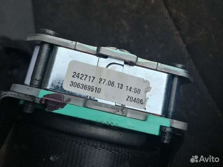 Ремень безопасности audi a4 b8