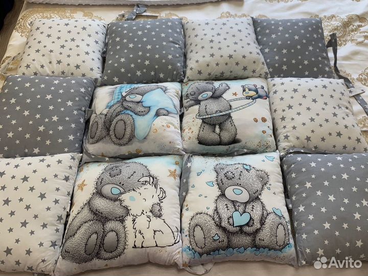 Бортики в детскую кроватку