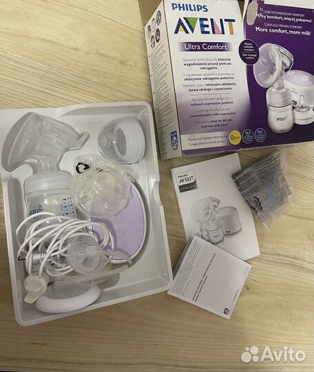 Молокоотсос avent электрический