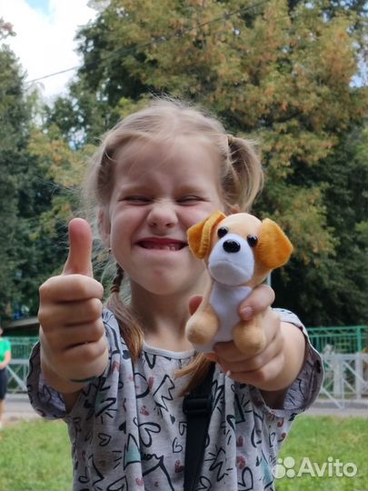 Мягкая игрушка собака маленькая