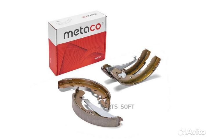 Metaco 3020-003 Колодки барабанные к-кт