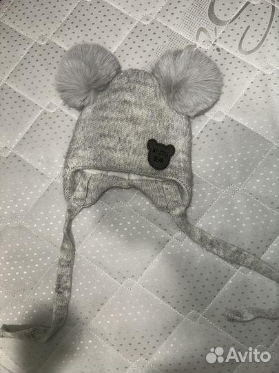 Шапка зимняя для новорожденных
