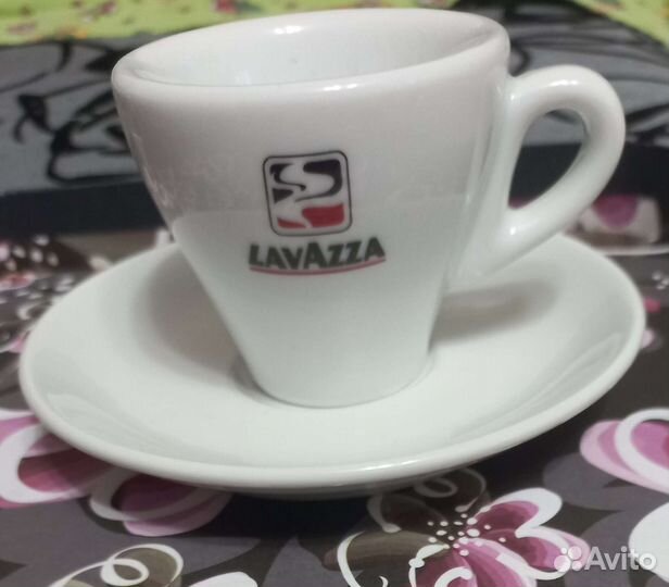 Чашка с блюдцем кофейная