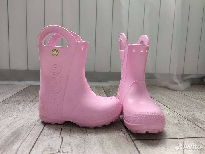 Резиновые сапоги crocs c9