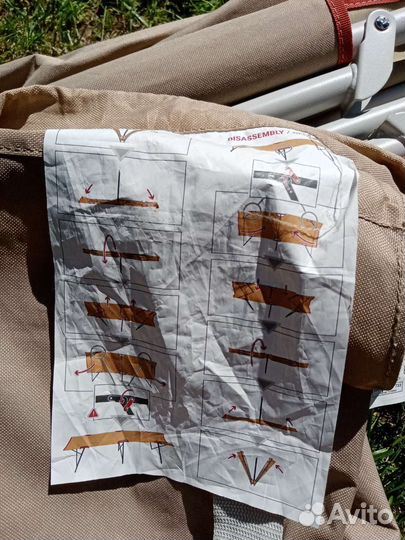 Раскладушка туристическая