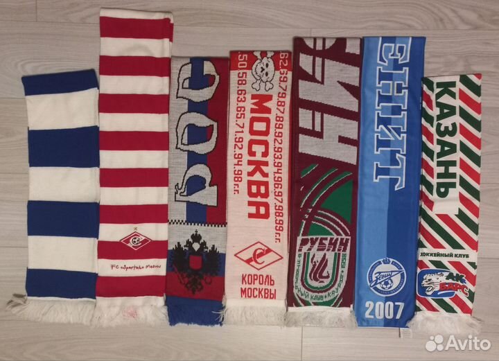 Шарфы хоккейные и футбольные