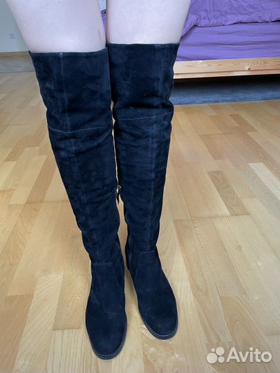 Сапоги демисезон ботфорты 37