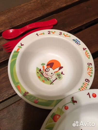 Набор тарелок посуды Avent для малышей