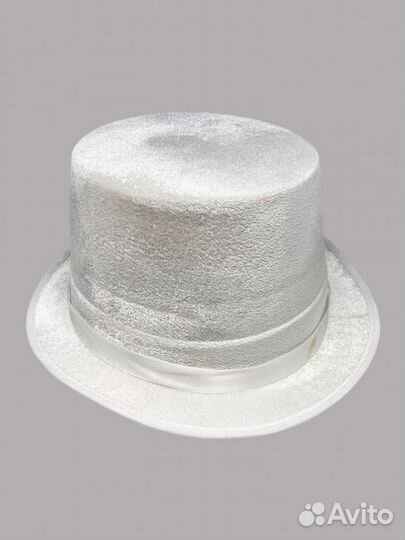 Цилиндр белый блестящий