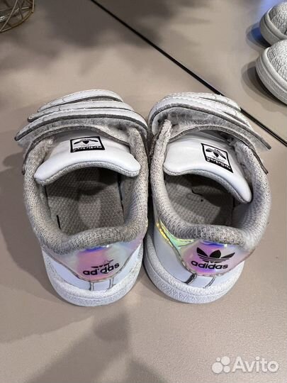 Кеды adidas superstar для девочки 20