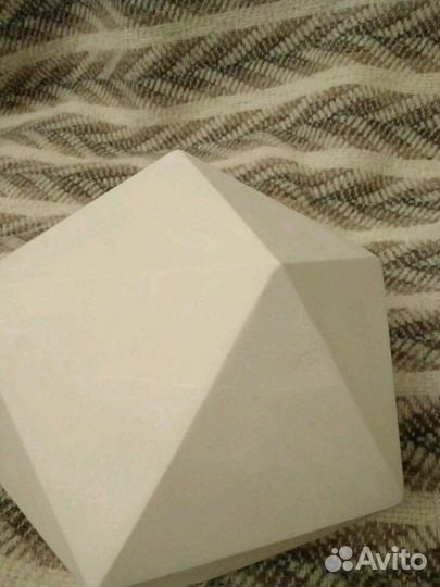 Икосаэдр гипсовый 9 см