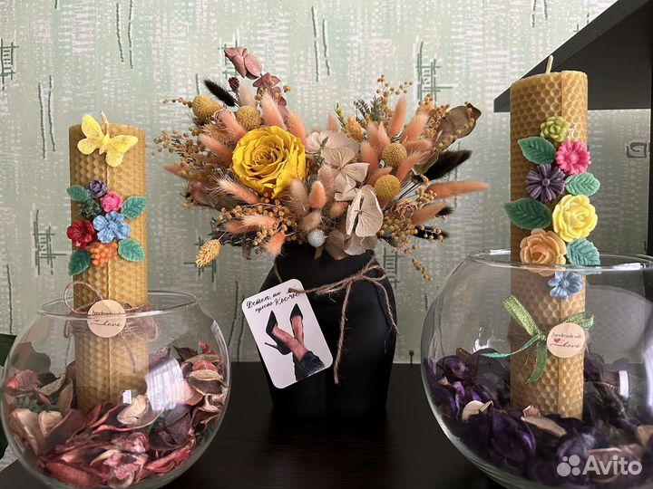 Свечи восковые