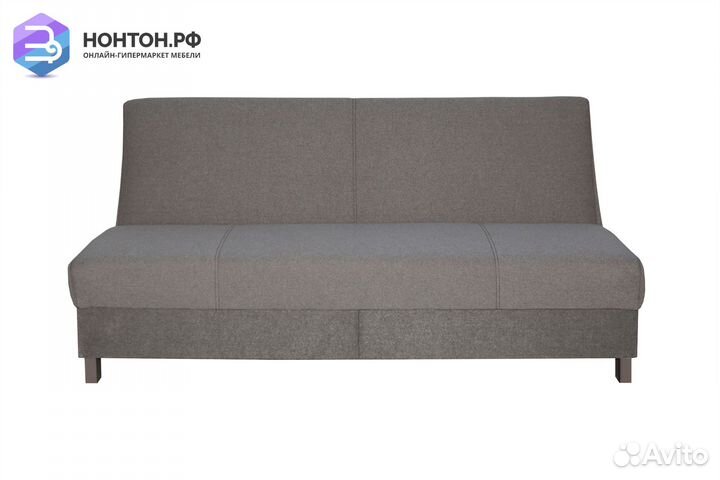 Диван книжка Ручеек на высоких ножках серый