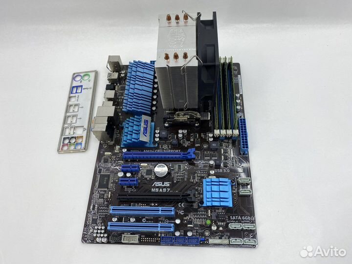 Плата asus M5A97 + проц Phenom II X6 1075T + 8Gb