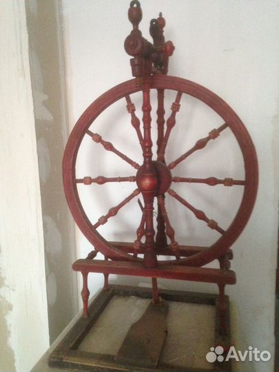 Прялка деревянная старинная
