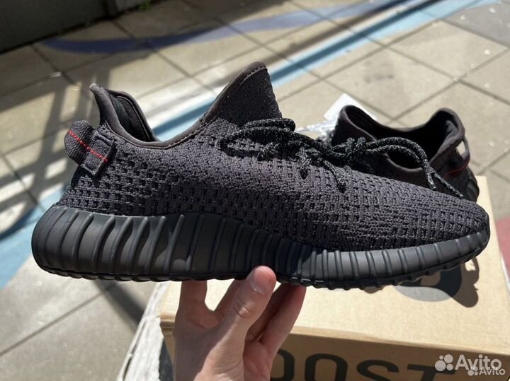 Кроссовки Adidas Yeezy Boost 350 black (черные)