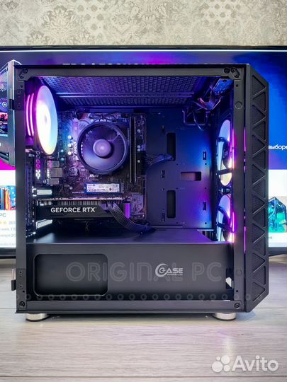 Ryzen 5500 + RTX 4060. Полностью новый игровой пк