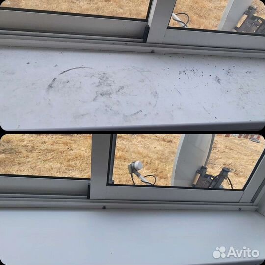 Мытье окон балконов