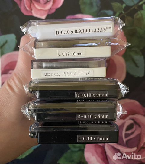 Ресницы 0.10 и 0.12 и пинцеты