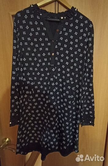 Блузка женская 52 54 нарядная, плотный трикотаж