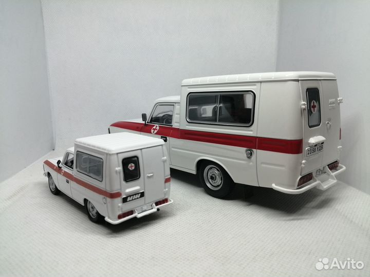 Модель иж-27156 «Скорая помощь» в масштабе 1:24