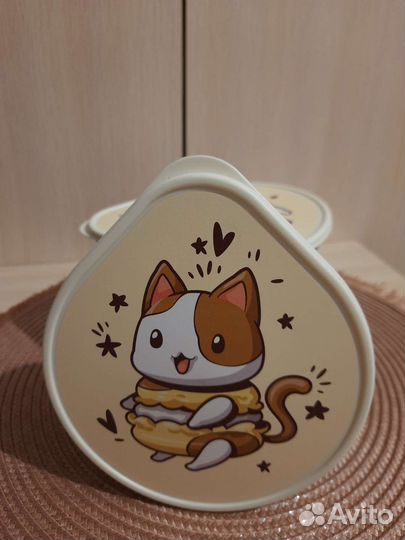 Детская миска с крышкой