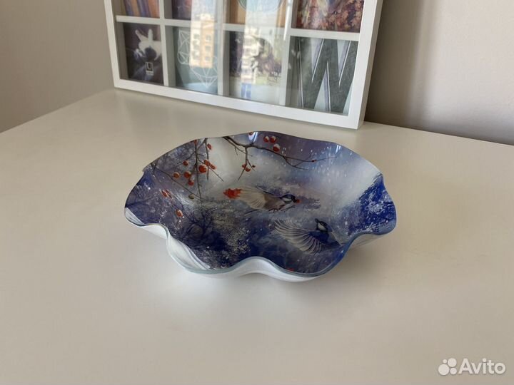 Тарелка новогодняя