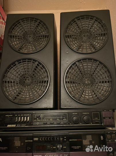 Музыкальный центр вега и колонки