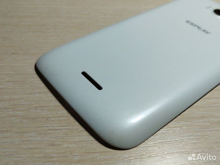 Explay A500. Задняя крышка. Белая. Оригинал