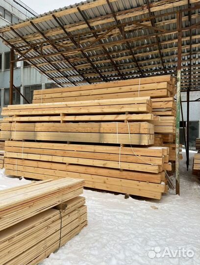 Доска обрезная 25х100х6000мм 1 сорт ГОСТ