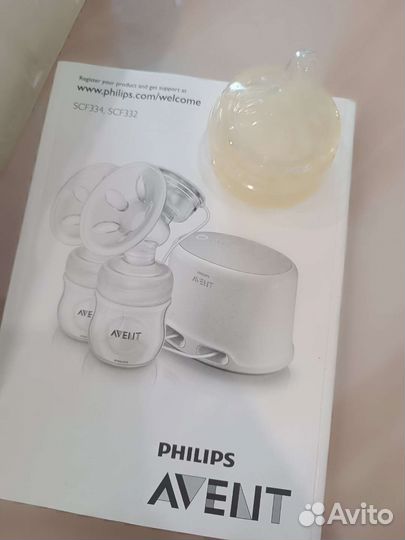 Молокоотсос avent электрический
