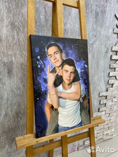 Портрет на холсте по фото