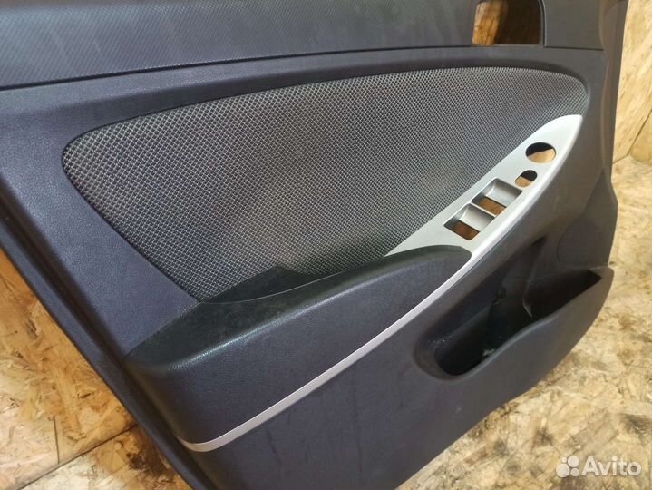 Карта передней левой двери Hyundai Solaris