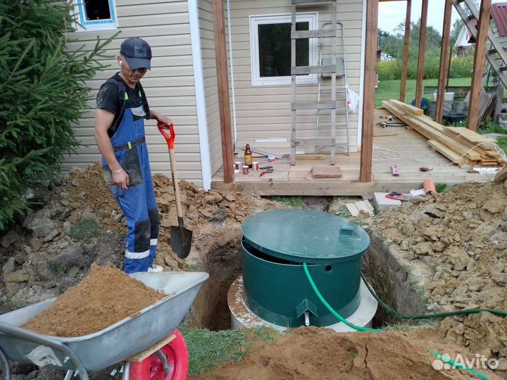Септик дренаж монтаж