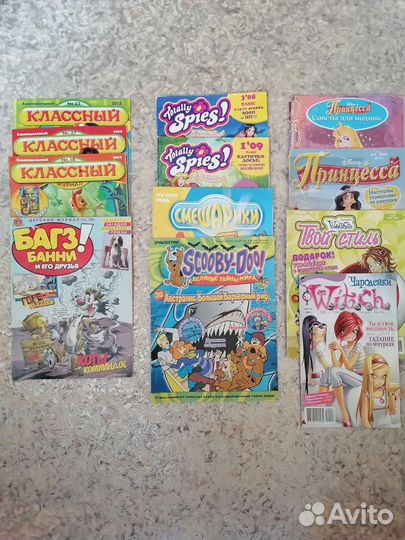 Журналы разные для девочек разных лет