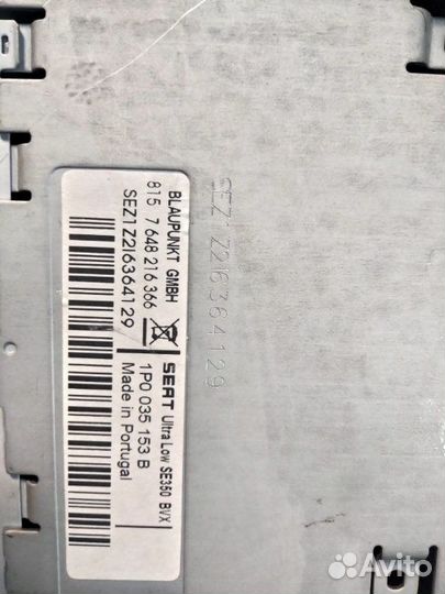 Штатная магнитола Seat Ibiza 1.2 BZG 2008