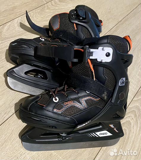 Коньки хоккейные детские раздвижные 29-32 новые