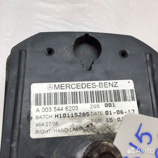 Фонарь задний, R Mercedes-Benz