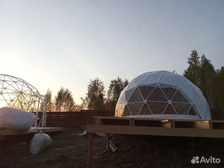 Геокупол для глэмпинга, сфера