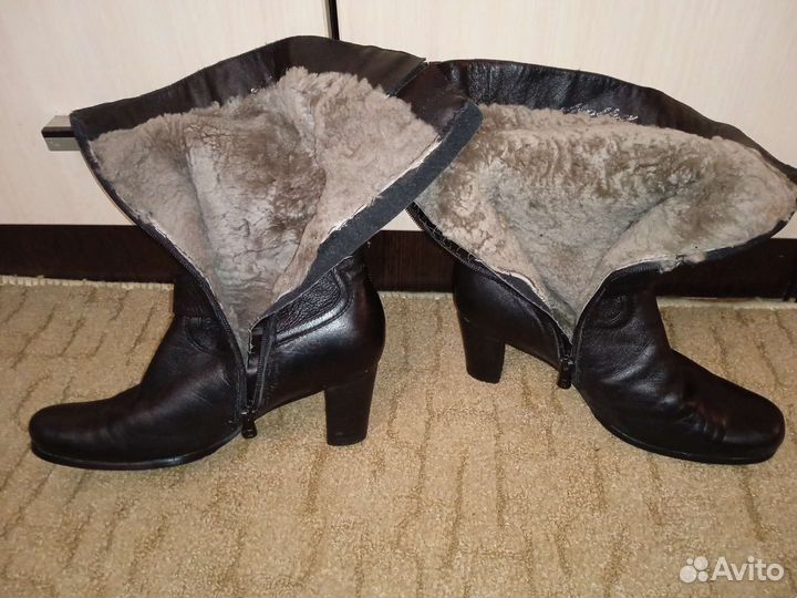 Сапоги зимние натуральная кожа 38 размер