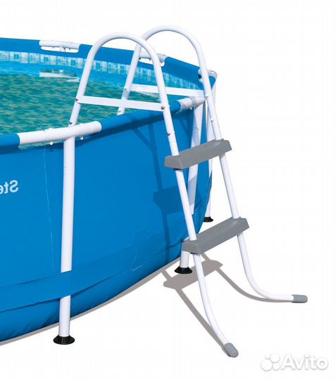Лестница для бассейнов до 84см, 2 ступеньки 58430