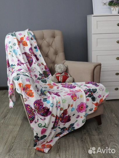 Детские пледы 110*140 см, новые