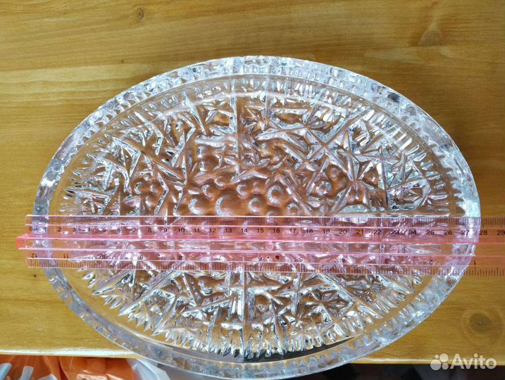 Блюдо хрустальное СССР