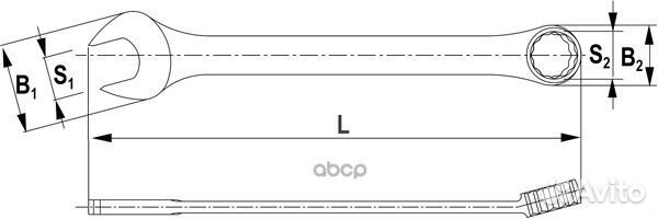 Набор ключей гаечных комбинированных на держате