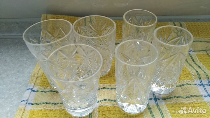 Хрустальные рюмки СССР
