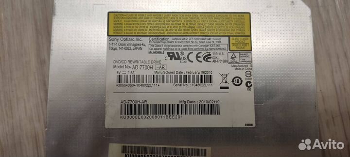 Ноутбук eMachines E732Z-P612G25Mikk на разбор